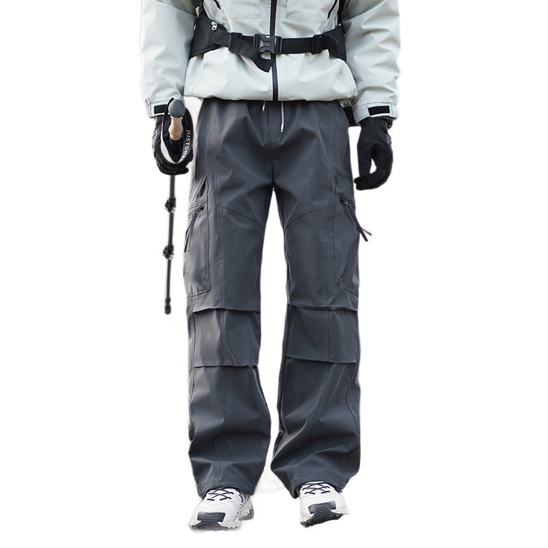 Men's Robust Water-Repellent Trekking Pants with Cargo Pockets Fashion Glam