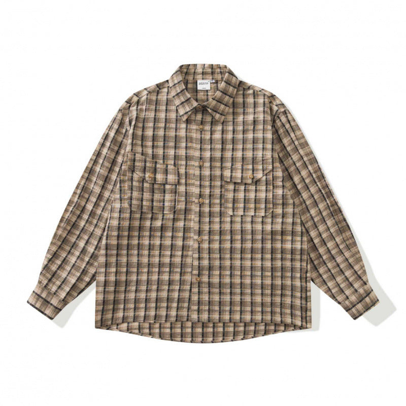 Unisex Boxy Overshirt made of cotton-linen blend with patch chest pockets Fashion Glam