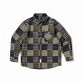 Unisex Checked Overshirt in Boxy Cut made of Brushed Flannel with Patch Chest Pocket Fashion Glam