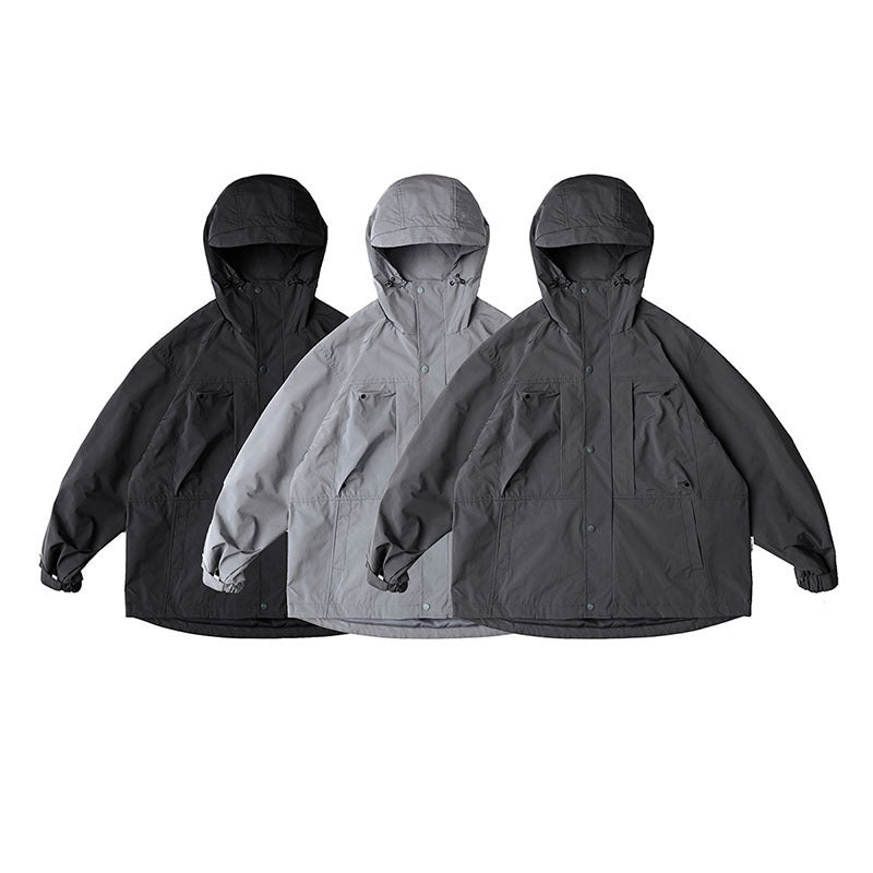 Unisex Water-Repellent Oversize Parka Jacket with Hood and Multifunctional Pockets Fashion Glam
