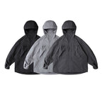 Unisex Water-Repellent Oversize Parka Jacket with Hood and Multifunctional Pockets Fashion Glam