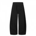 Unisex Wide Cut Lounge Pants with Drawstring and Extra Wide Leg Fashion Glam