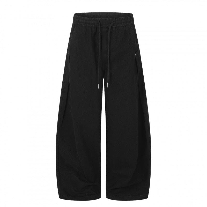 Unisex Wide Cut Lounge Pants with Drawstring and Extra Wide Leg Fashion Glam