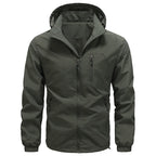 Men's Breathable Ultralight Wind and Rain Jacket with Mesh Lining and Concealed Chest Pocket Fashion Glam