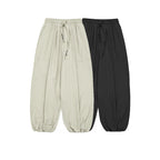 Unisex Wide Harem Pants with Drawstring Waistband, Elastic Leg Openings and Oversized Silhouette Fashion Glam