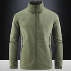 Men's Technical Softshell Jacket with windproof shell, high collar and zip pockets Fashion Glam