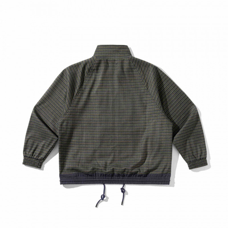 Unisex Lightly padded oversized training jacket with zipper, chest pocket and drawstring hem Fashion Glam