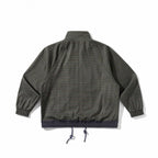 Unisex Lightly padded oversized training jacket with zipper, chest pocket and drawstring hem Fashion Glam