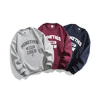Unisex Oversized Sweatshirt with Round Neck and Distinctive College Print Fashion Glam