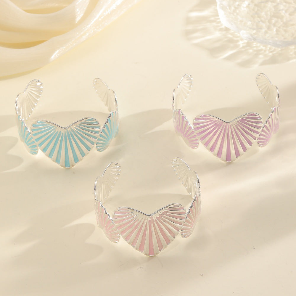 Women's bracelet with artistic shell motif Fashion Glam