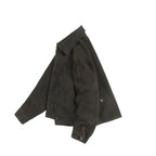 Unisex Boxy Worker Blouson made of washed canvas with a full zipper, shirt collar, and asymmetrical patch pockets Fashion Glam