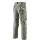 Men's Robust-Constructive Cargo Trekking Pants with Elastic Waistband and Multiple Pockets Fashion Glam