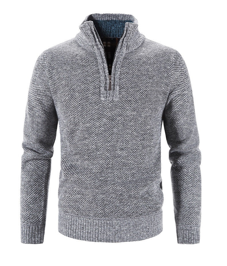 HUGO - CASUAL QUARTER ZIP SWEATER