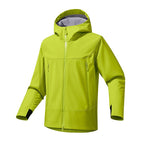 Women Breathable Softshell Hoodie with Water-Repellent Membrane and Two-Way Zipper Fashion Glam