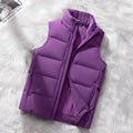 Women's quilted vest with thermal insulation and stand-up collar Fashion Glam