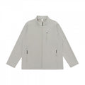 Unisex Light Tech-Fleece Zip Jacket with Stand-Up Collar, three Zip Pockets and Straight Cut Fashion Glam