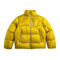 Unisex Short Cut Quilted Down Look Jacket with Stand-Up Collar and Zipper Pockets Fashion Glam
