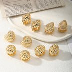 Women's Ear Clips with Elegant Pattern Fashion Glam