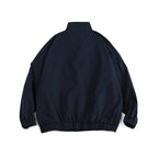 Men's loose-fitting lightweight windbreaker with high stand-up collar and elastic hem Fashion Glam