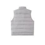 Unisex Lightweight padded thermal vest with stand-up collar and zipper Fashion Glam