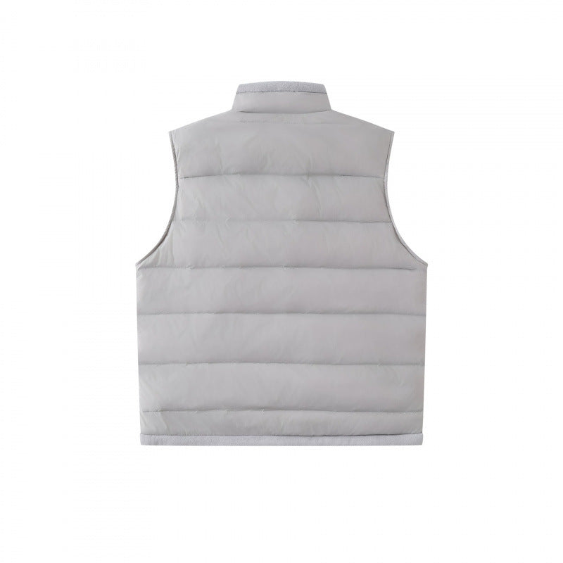 Unisex Lightweight padded thermal vest with stand-up collar and zipper Fashion Glam