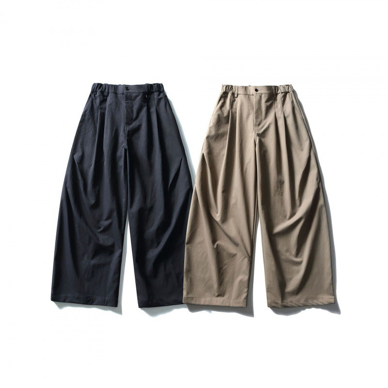 Women's Wide Culotte Pants with High Waist and Elastic Band Fashion Glam