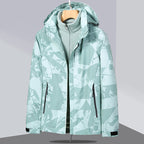 Women's two-layer softshell jacket with removable fleece inner jacket and hood Fashion Glam