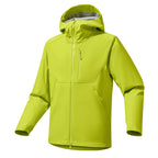 Men's Technical Softshell Hoodie Jacket with Hood, windproof membrane and ergonomic fit Fashion Glam
