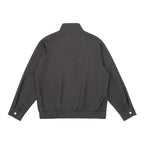 Men's lightly padded bomber-style blouson jacket with stand-up collar, checked lining and elastic hem Fashion Glam