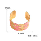 Ladies bracelet with intricate floral design Fashion Glam