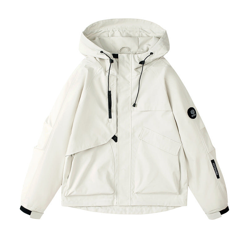 Women’s technical outdoor jacket with breathable membrane and adjustable hood Fashion Glam