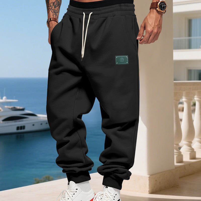 Men's comfortable joggers with adjustable waistband and practical side pockets Fashion Glam