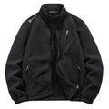 Men's thermal fleece jacket with Sherpa lining, stand-up collar and zippered pockets Fashion Glam