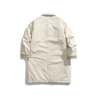 Men's Padded Coat with Shirt Collar and Thermal Lining Fashion Glam