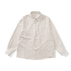 Unisex Oversized Striped Shirt in Relaxed Fit with Chest Pocket Fashion Glam