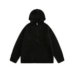 Unisex Oversize Hoodie made of fine knit with half zipper Fashion Glam
