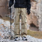 Men's Technical Outdoor Cargo Pants with Water-Repellent Stretch and Reinforced Knees Fashion Glam