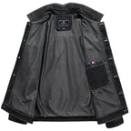Men's Robust Denim Worker Jacket with Mesh Lining Fashion Glam