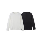 Unisex Thermal Henley Shirt with Waffle Texture and Long Sleeve Fashion Glam