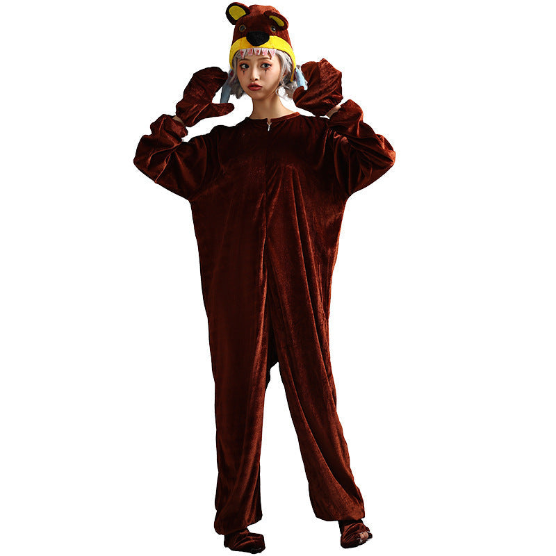 Women Animal Costume made of soft fleece fabric Fashion Glam