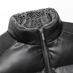 Men's padded quilted vest with cargo pockets and high collar Fashion Glam