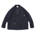 Unisex Loose-Fitting Utility Blazer with Multifunction Pockets Fashion Glam