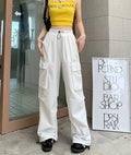 Men's Cargo Pants Wide Drawstring