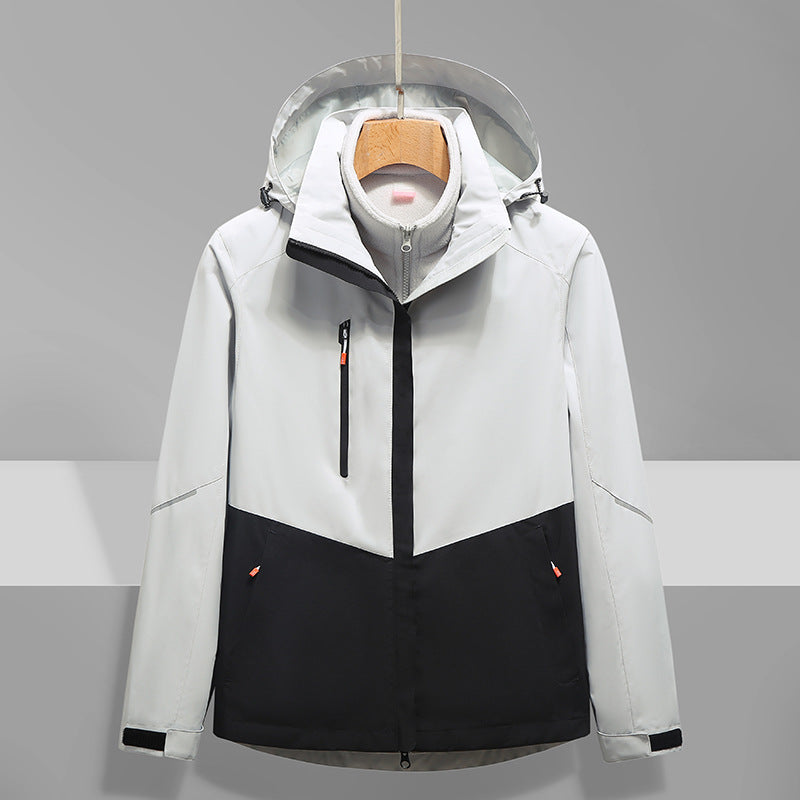 Men's Softshell Outdoor Jacket with Hood, windproof and waterproof Fashion Glam