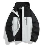 Men's two-in-one softshell hybrid jacket with removable fleece inner jacket and water-repellent membrane Fashion Glam