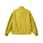 Unisex Lightweight Boxy Outdoor Jacket in Track Style with High Stand-Up Collar, Zipper Pockets and Elastic Hem Fashion Glam