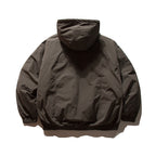 Men's lightweight wind and water-repellent hoodie jacket in boxy oversized cut with elastic cuffs Fashion Glam