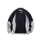 Unisex Wide cut windproof functional sweatshirt with contrast panels Fashion Glam