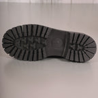 Women Chunky Platform Loafer with Metal Chain Detail and Profiled Rubber Sole Fashion Glam