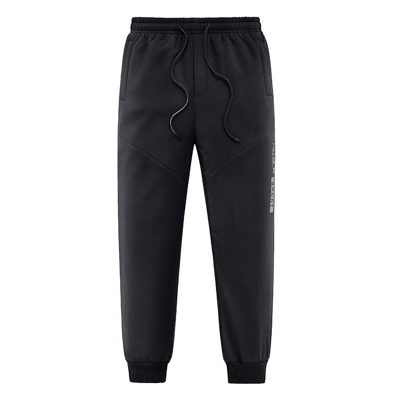 Men's Sportive Jogging Pants in Tapered Fit with Drawstring and Elastic Cuffs Fashion Glam